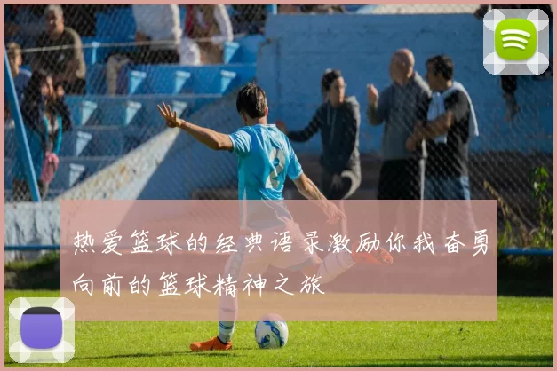 热爱篮球的经典语录激励你我奋勇向前的篮球精神之旅